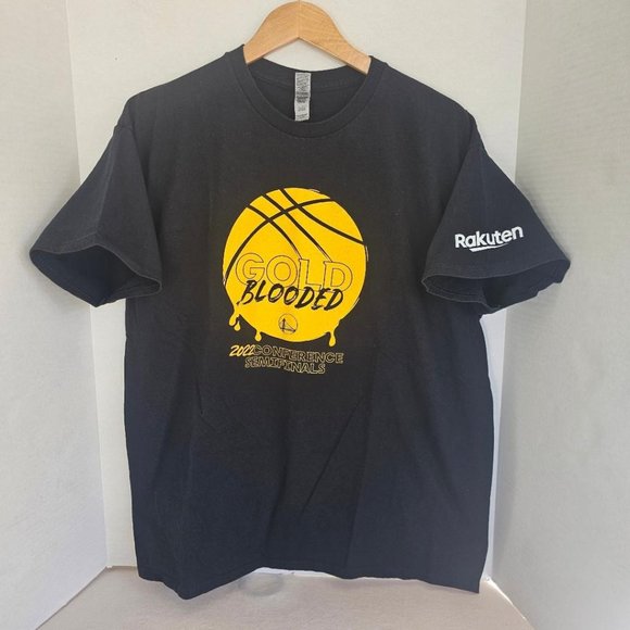 Golden State Warriors “Gold Blooded” 2022 Playoffs T-Shirt | Gildan XL | - Picture 1 of 2
